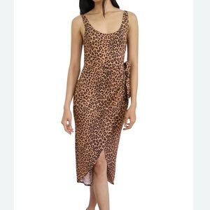 NWT Reformation Kaila wrap style jersey dress size M